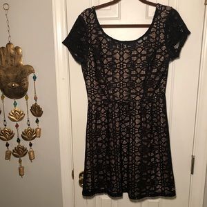 Junior size 13 black lace dress